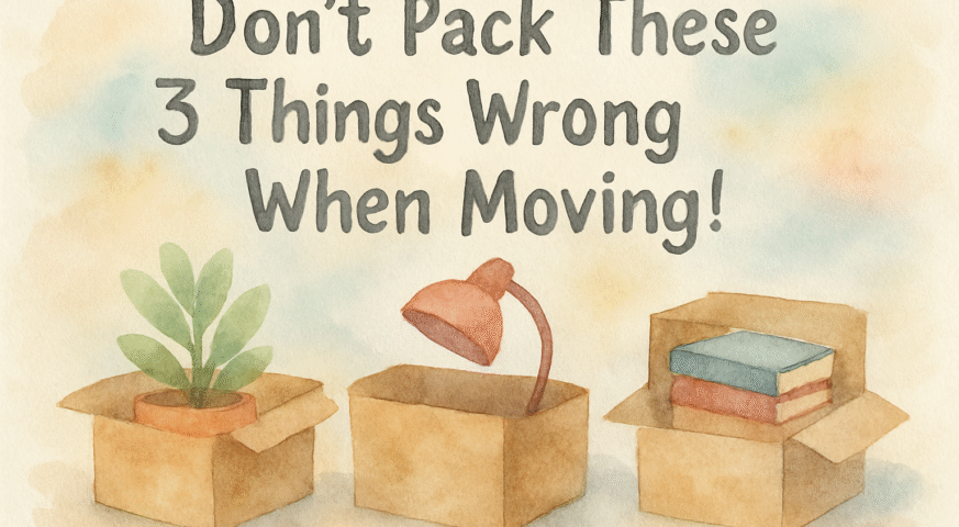 Don’t Pack These 3 Things Wrong When Moving!